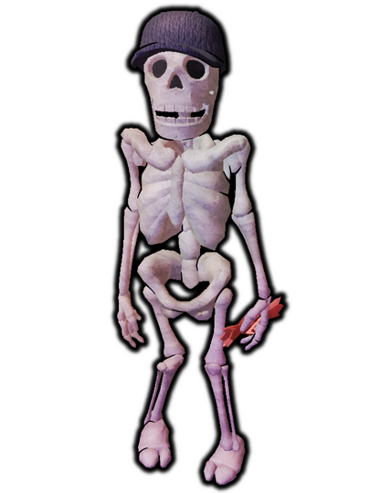 Bob! I gave him a Can-die from the Trick Or Treat update because I thought it was funny.