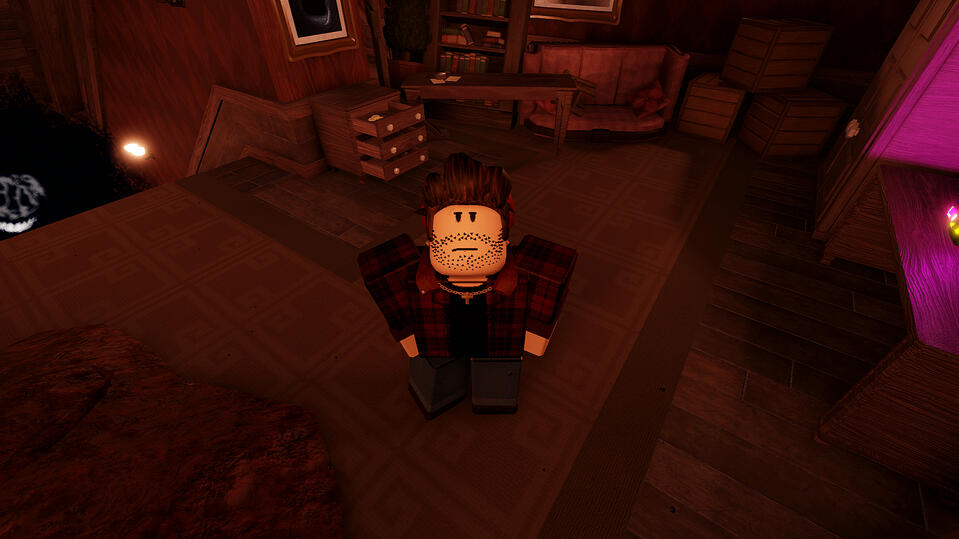 It&#39;s Doors Man! This isn&#39;t super fancy because I wanted it to look like a game screenshot.